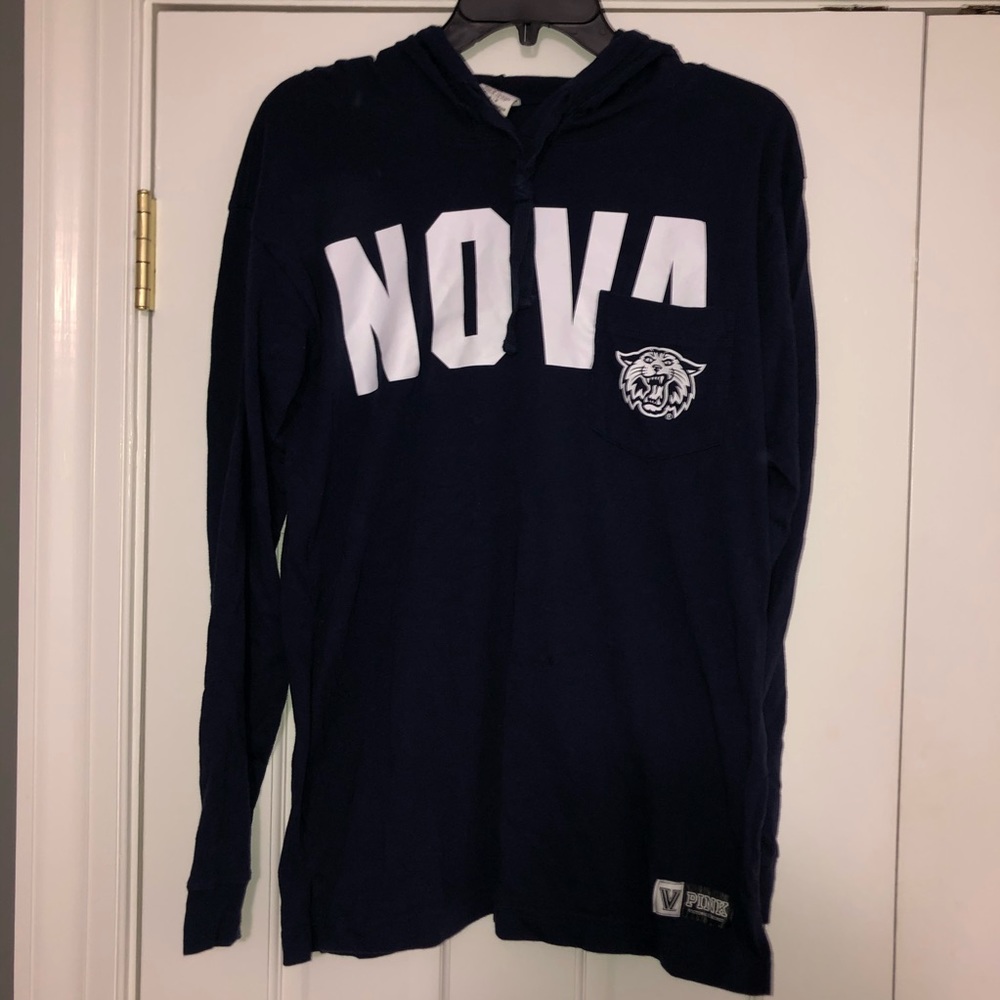 Villanova University long sleeve hooded shirt